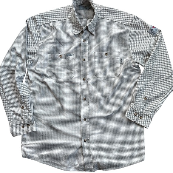 Tyndale Other - Tyndale FR long sleeve button down Men's L Checkered Button-Down Shirt - FRMC
